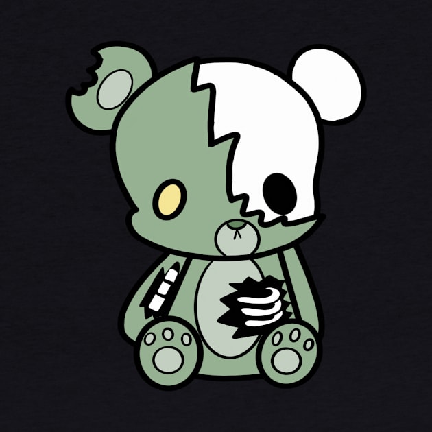 Zombie Teddy Bear by Ms.Tiny